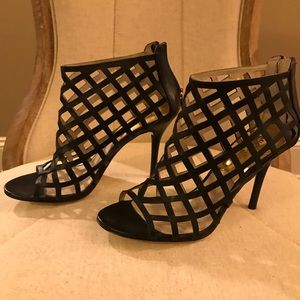 Michael Kohrs Black Caged Heel Size 8